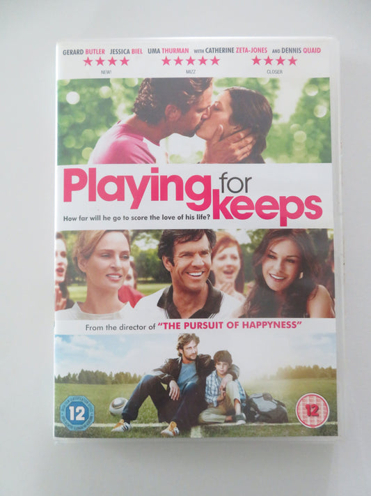 Playing for Keeps (DVD) Gerard Butler Jessica Biel 2012 Region 2 Movie posters