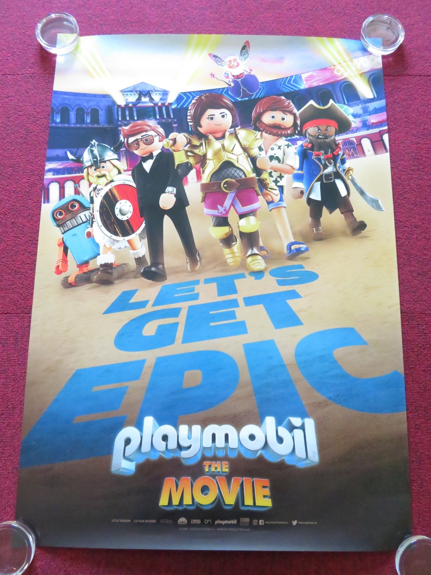 PLAYMOBIL: THE MOVIE US ONE SHEET ROLLED POSTER ANYA TAYLOR - JOY J. GAFFIGAN 2019 Rendezvous Cinema Movie posters