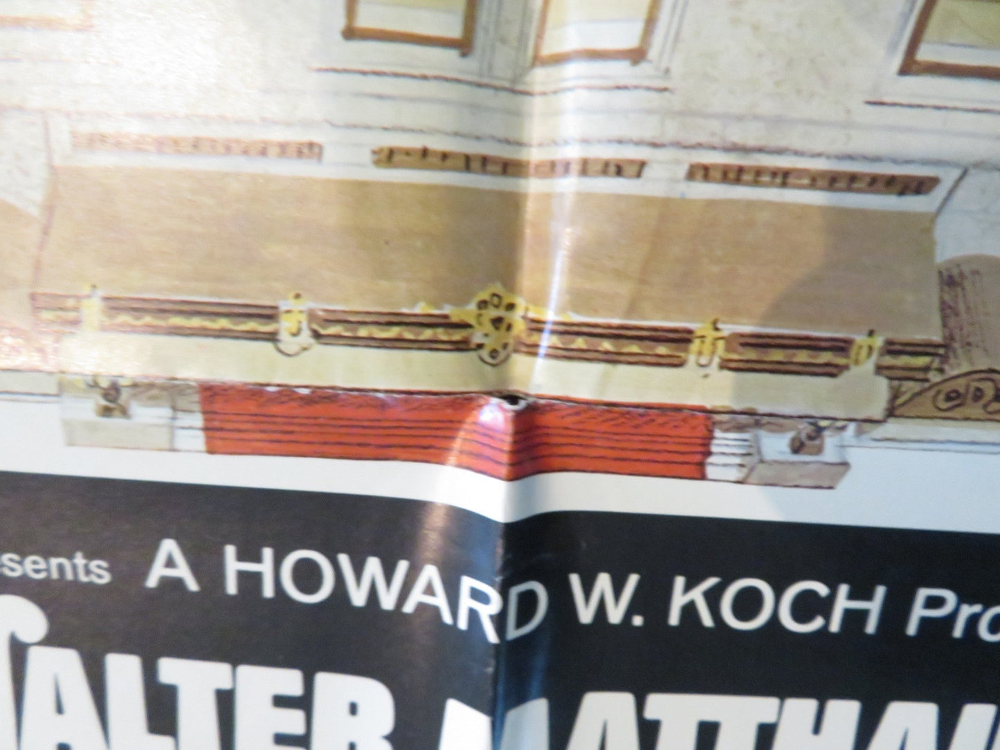 PLAZA SUITE FOLDED US ONE SHEET POSTER WALTER MATTHAU LEE GRANT 1971 Rendezvous Cinema Movie posters