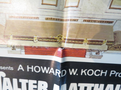 PLAZA SUITE FOLDED US ONE SHEET POSTER WALTER MATTHAU LEE GRANT 1971 Rendezvous Cinema Movie posters