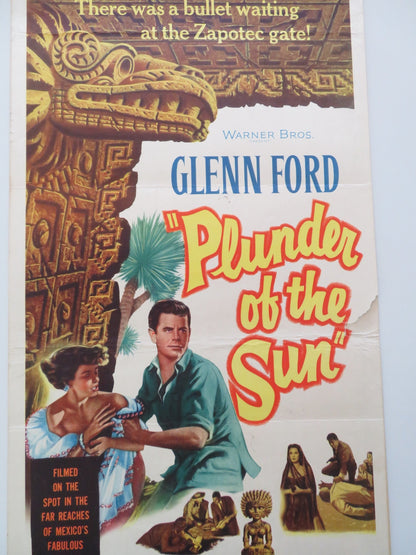 PLUNDER OF THE SUN US INSERT POSTER GLENN FORD DIANA LYNN 1953 Rendezvous Cinema Movie posters
