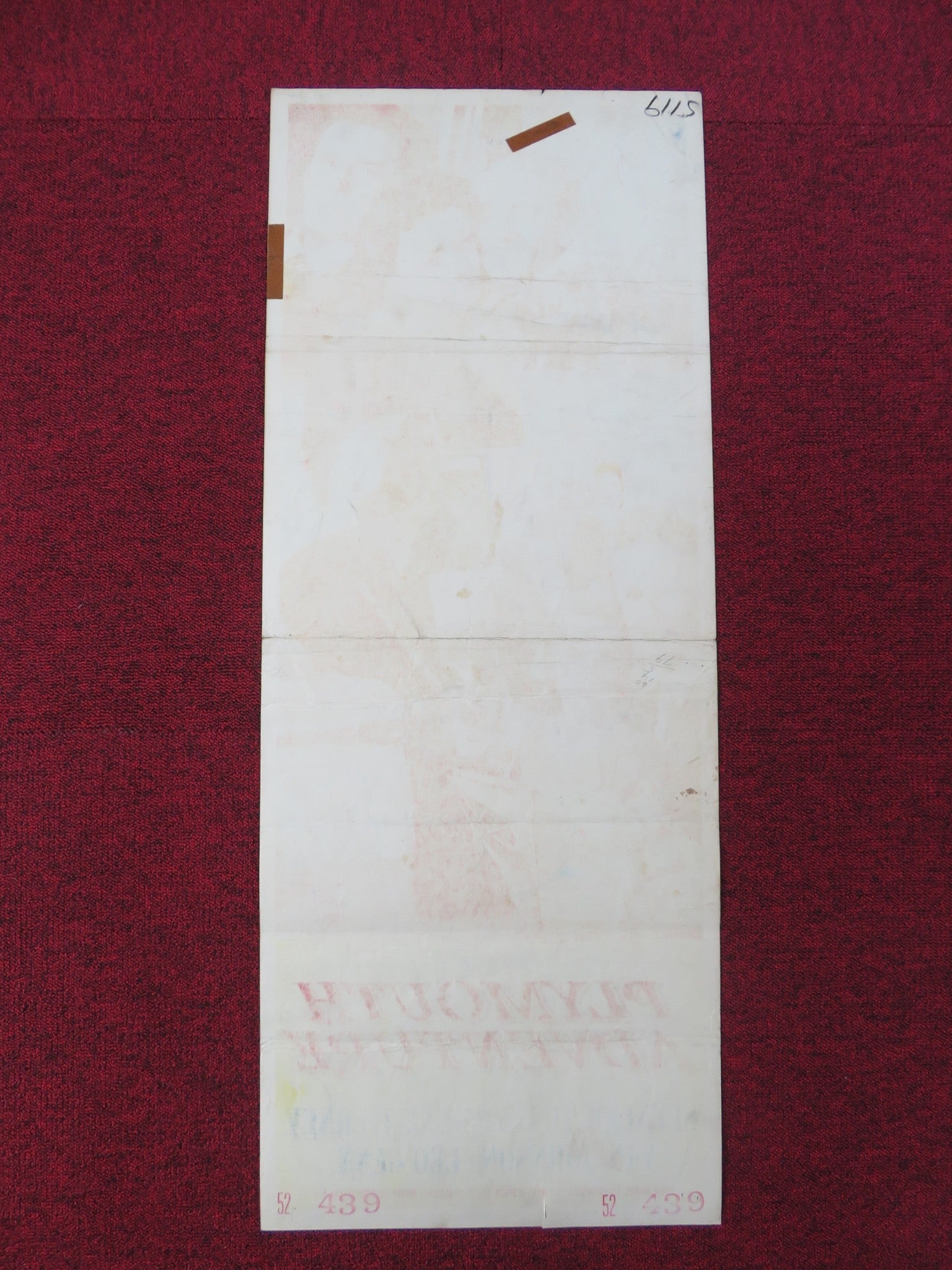 PLYMOUTH ADVENTURE US INSERT POSTER SPENCER TRACY GENE TIERNEY 1952 Rendezvous Cinema Movie posters