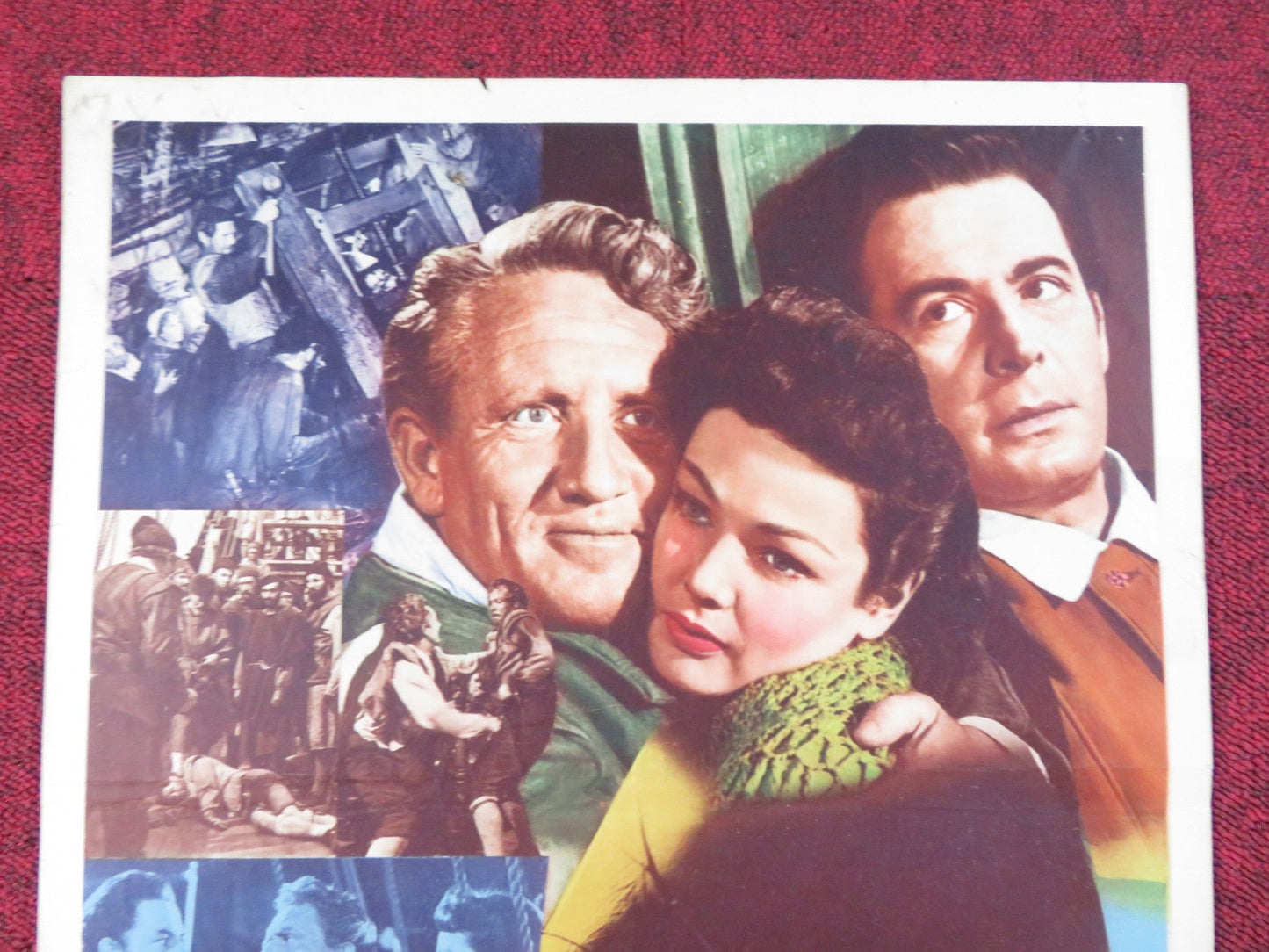 PLYMOUTH ADVENTURE US INSERT POSTER SPENCER TRACY GENE TIERNEY 1952 Rendezvous Cinema Movie posters