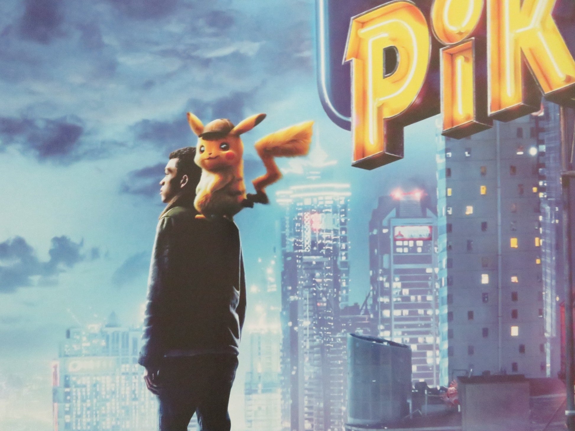 POKEMON DETECTIVE PIKACHU - B UK QUAD ROLLED POSTER RYAN REYNOLDS B. NIGHY 2019 Movie posters