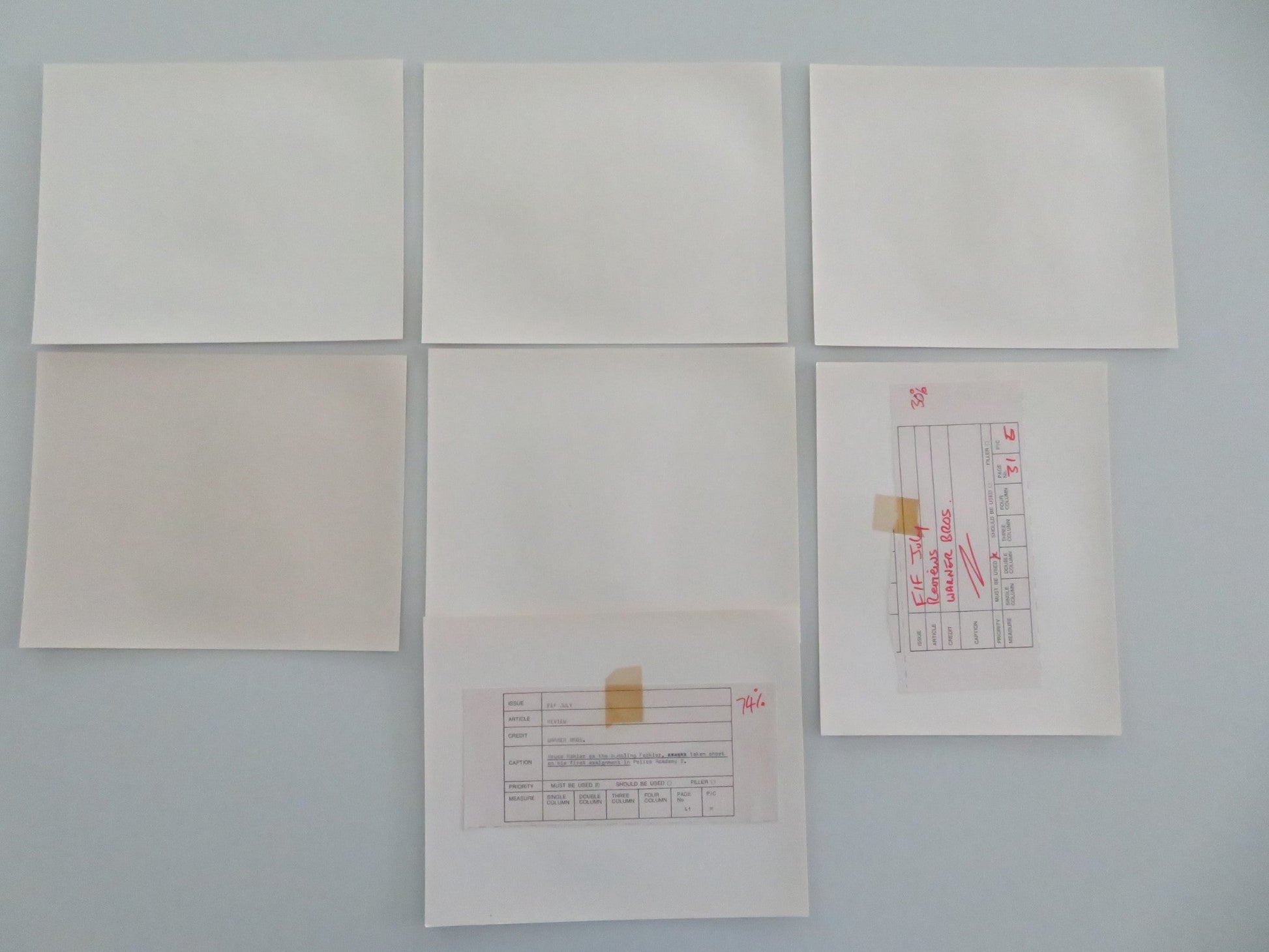 POLICE ACADEMY 2: THEIR FIRST ASSIGNMENT MOVIE STILL PHOTO LOT OF 7 1985 Movie posters