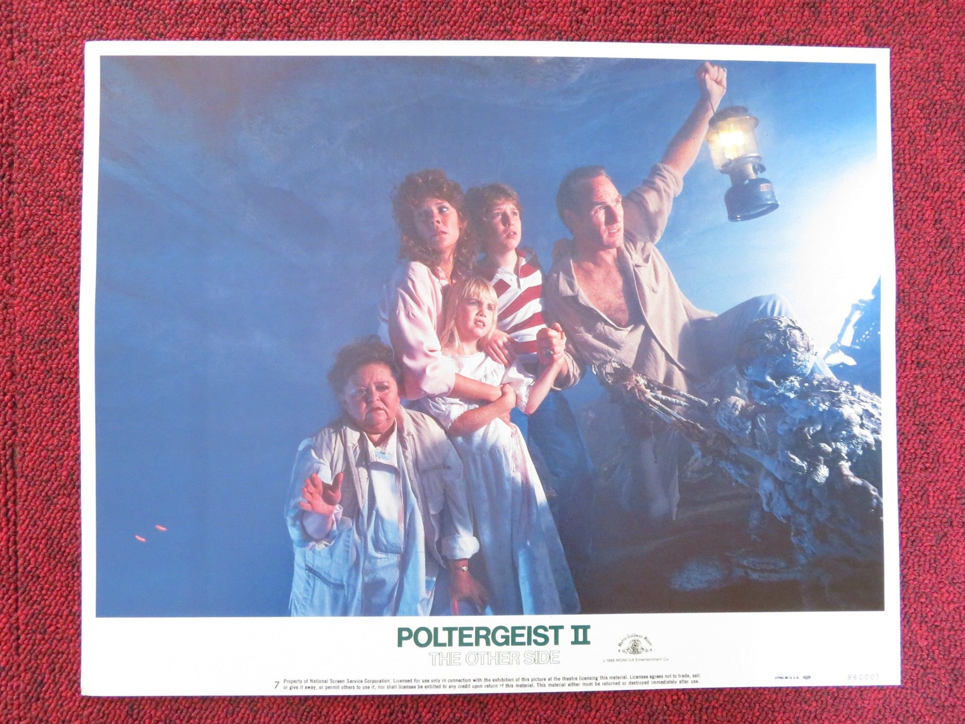 POLTERGEIST II: THE OTHER SIDE US LOBBY CARD FULL SET JOBETH WILLIAMS 1986 Rendezvous Cinema Movie posters