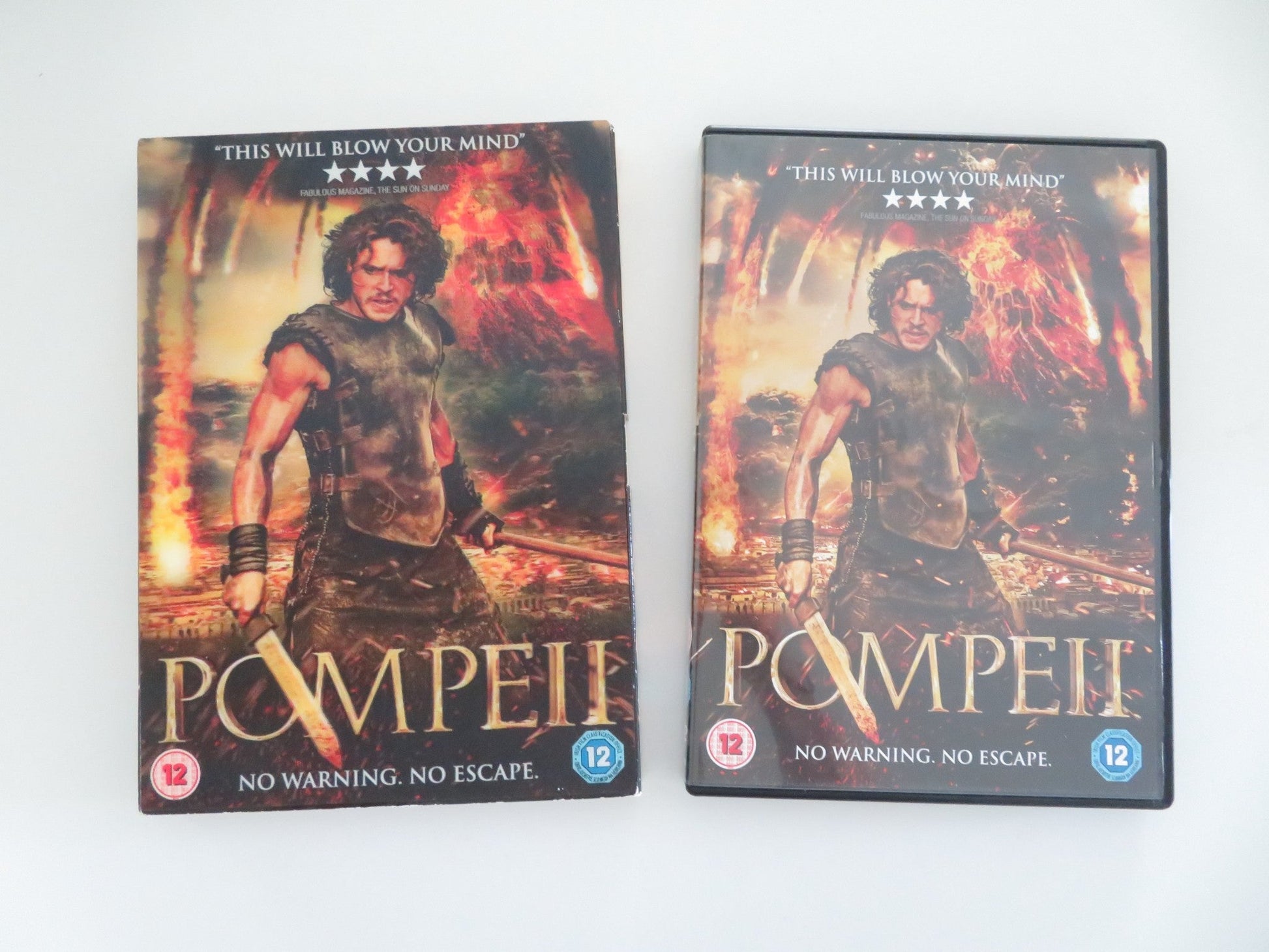 POMPEII (DVD) KIT HARRINGTON KIEFER SUTHERLAND 2014 REGION 2 Movie posters