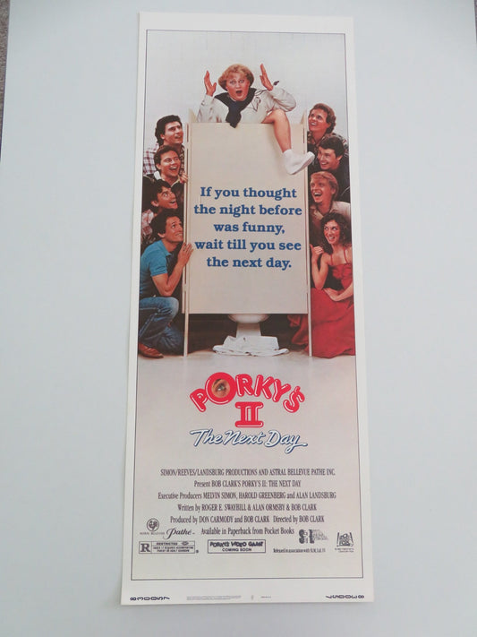 PORKY'S II: THE NEXT DAY US INSERT POSTER DAN MONAHAN WYATT KNIGHT 1983 Movie posters