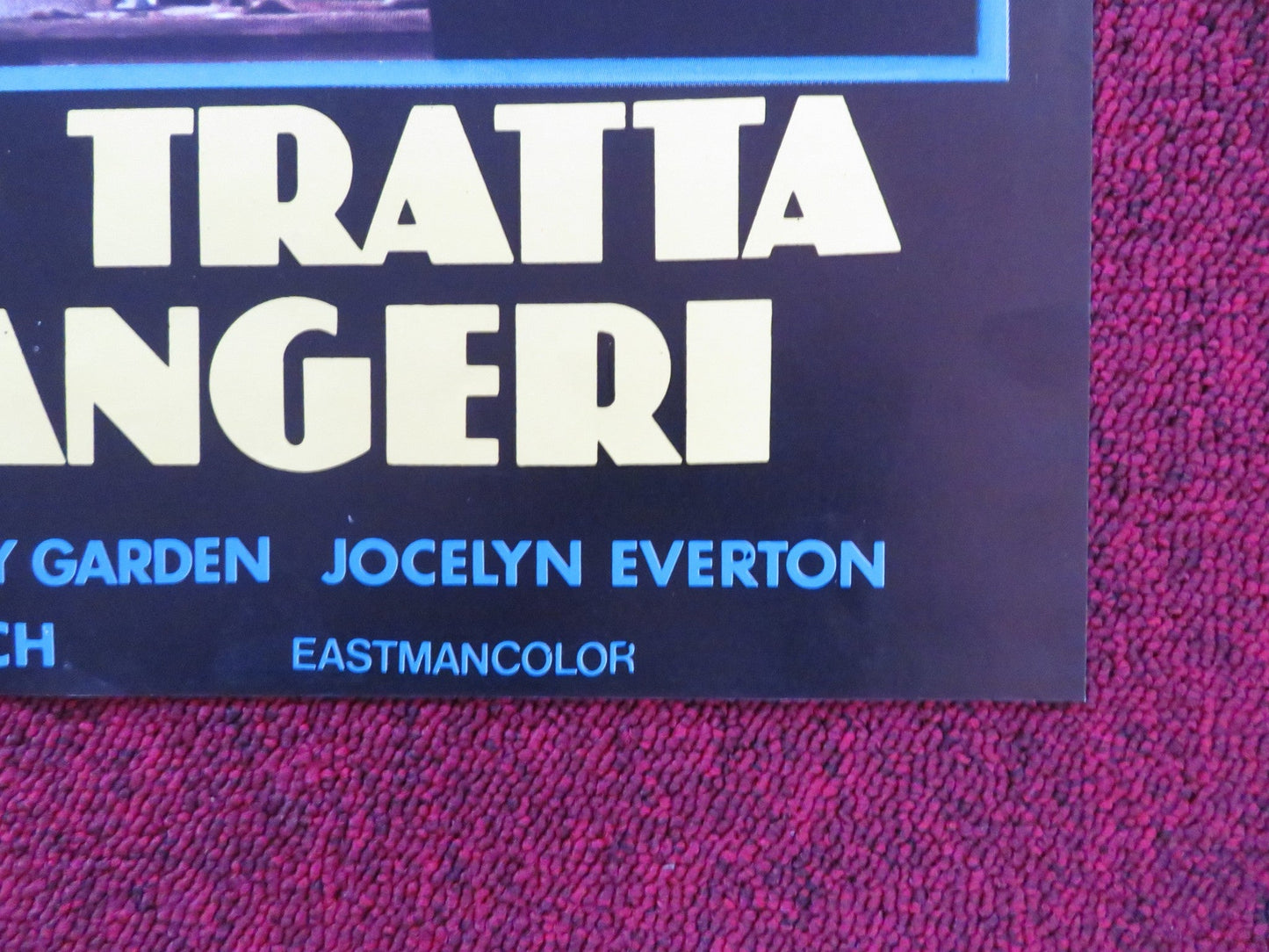 PORNO TRATTA PER TANGERI - C ITALIAN FOTOBUSTA POSTER VIVIAN THOMPSON 1977 Rendezvous Cinema Movie posters