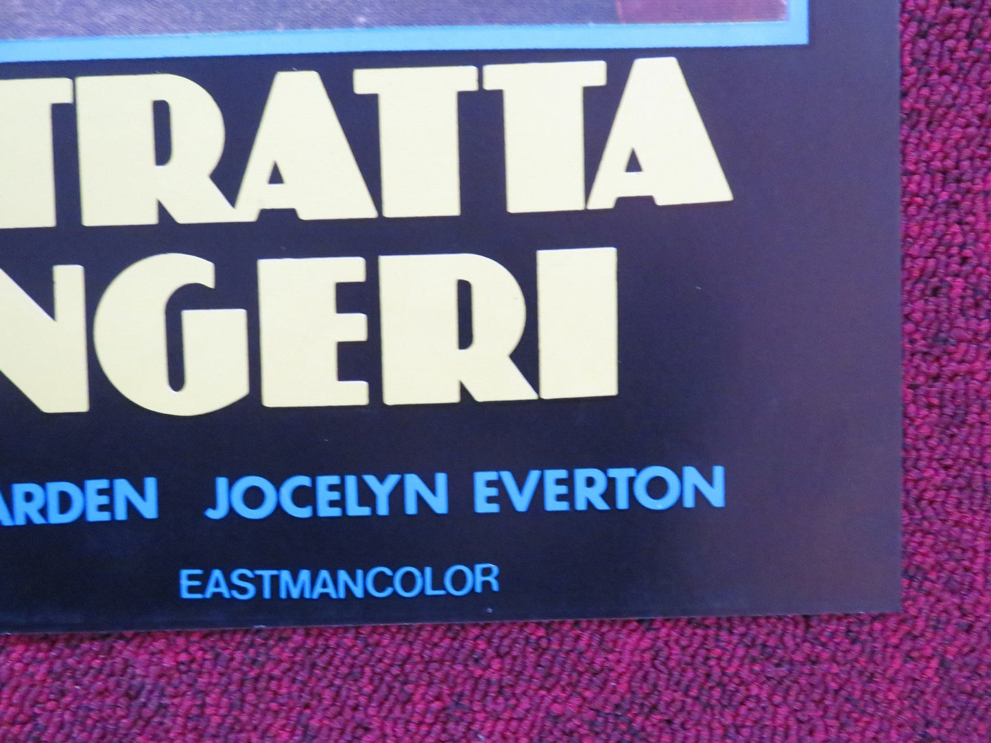 PORNO TRATTA PER TANGERI - D ITALIAN FOTOBUSTA POSTER VIVIAN THOMPSON 1977 Rendezvous Cinema Movie posters