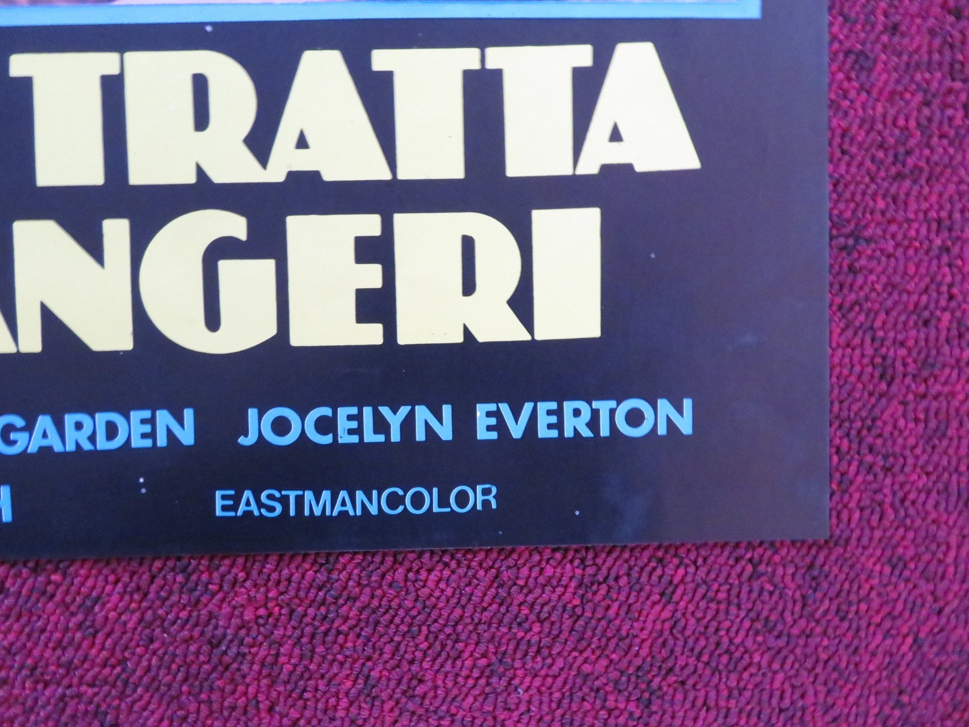 PORNO TRATTA PER TANGERI - E ITALIAN FOTOBUSTA POSTER VIVIAN THOMPSON 1977 Rendezvous Cinema Movie posters