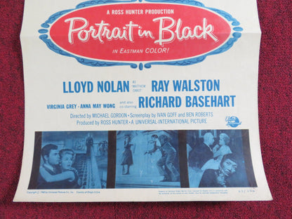 PORTRAIT IN BLACK US INSERT POSTER LANA TURNER ANTHONY QUINN 1960 Rendezvous Cinema Movie posters