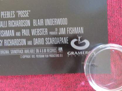 POSSE US ONE SHEET ROLLED POSTER STEPHEN BALDWIN JAMES BIGWOOD 1993 Rendezvous Cinema Movie posters