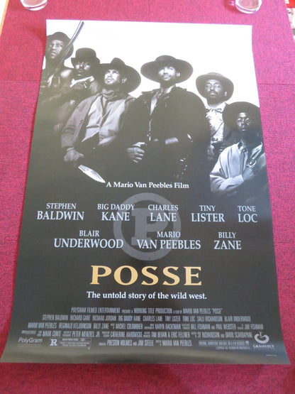 POSSE US ONE SHEET ROLLED POSTER STEPHEN BALDWIN JAMES BIGWOOD 1993 Rendezvous Cinema Movie posters