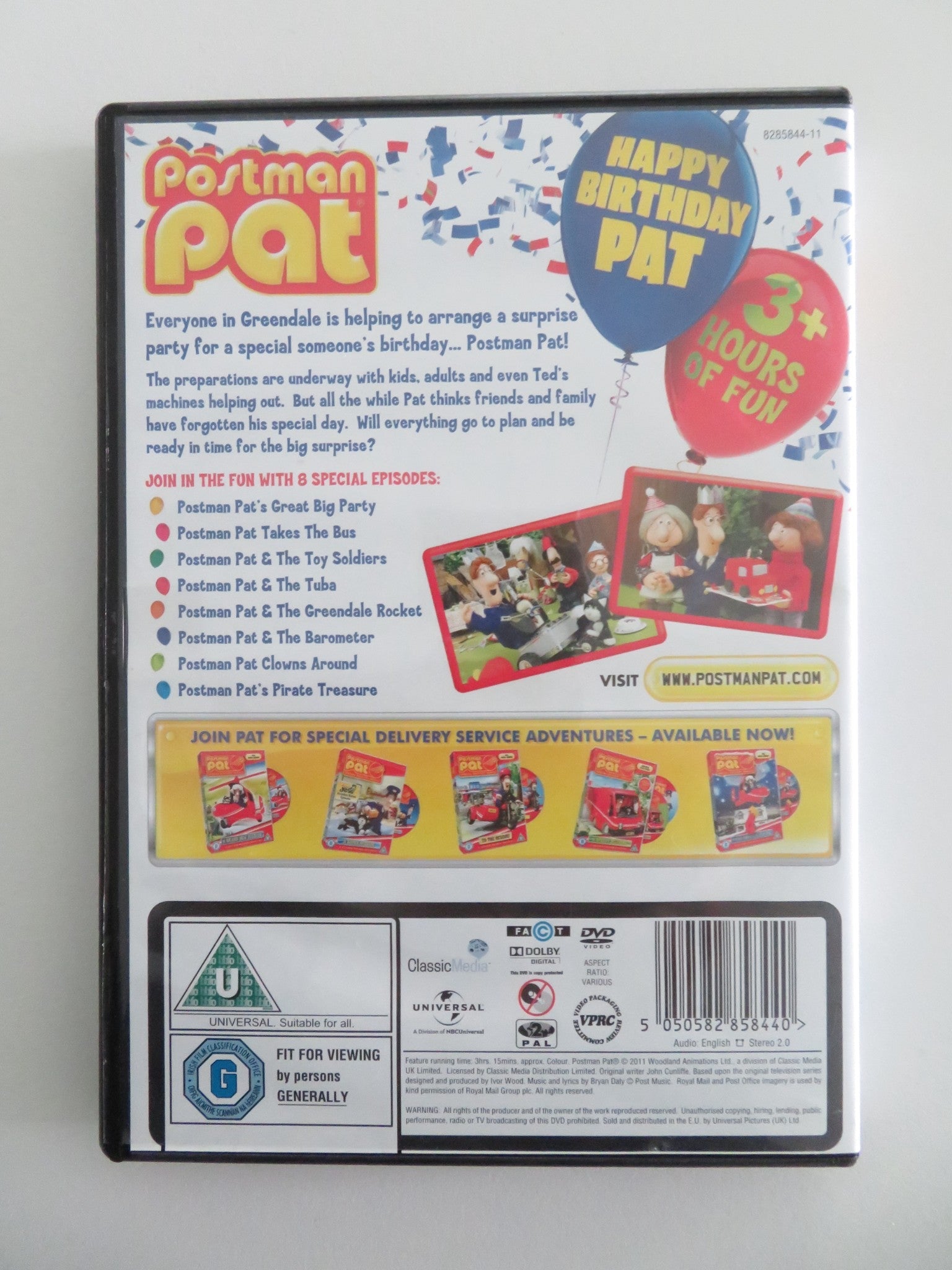 POSTMAN PAT: HAPPY BIRTHDAY PAT (DVD) KEN BARRIE CAROLE BOYD 2011 REGION 2 Movie posters