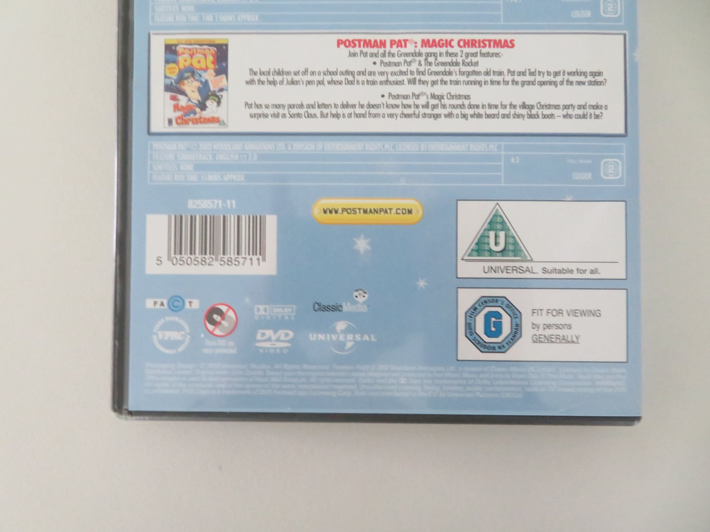 Postman Pat The Giant Snowball, Christmas Eve... (DVD) Ken Barrie 2003 Region 2 Movie posters