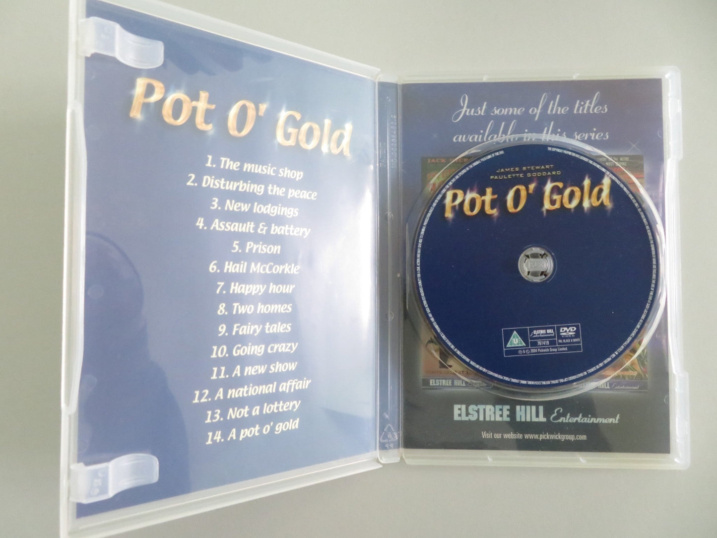 POT O' GOLD - B (DVD) JAMES STEWART PAULETTE GODDARD 1941 REGION FREE Movie posters