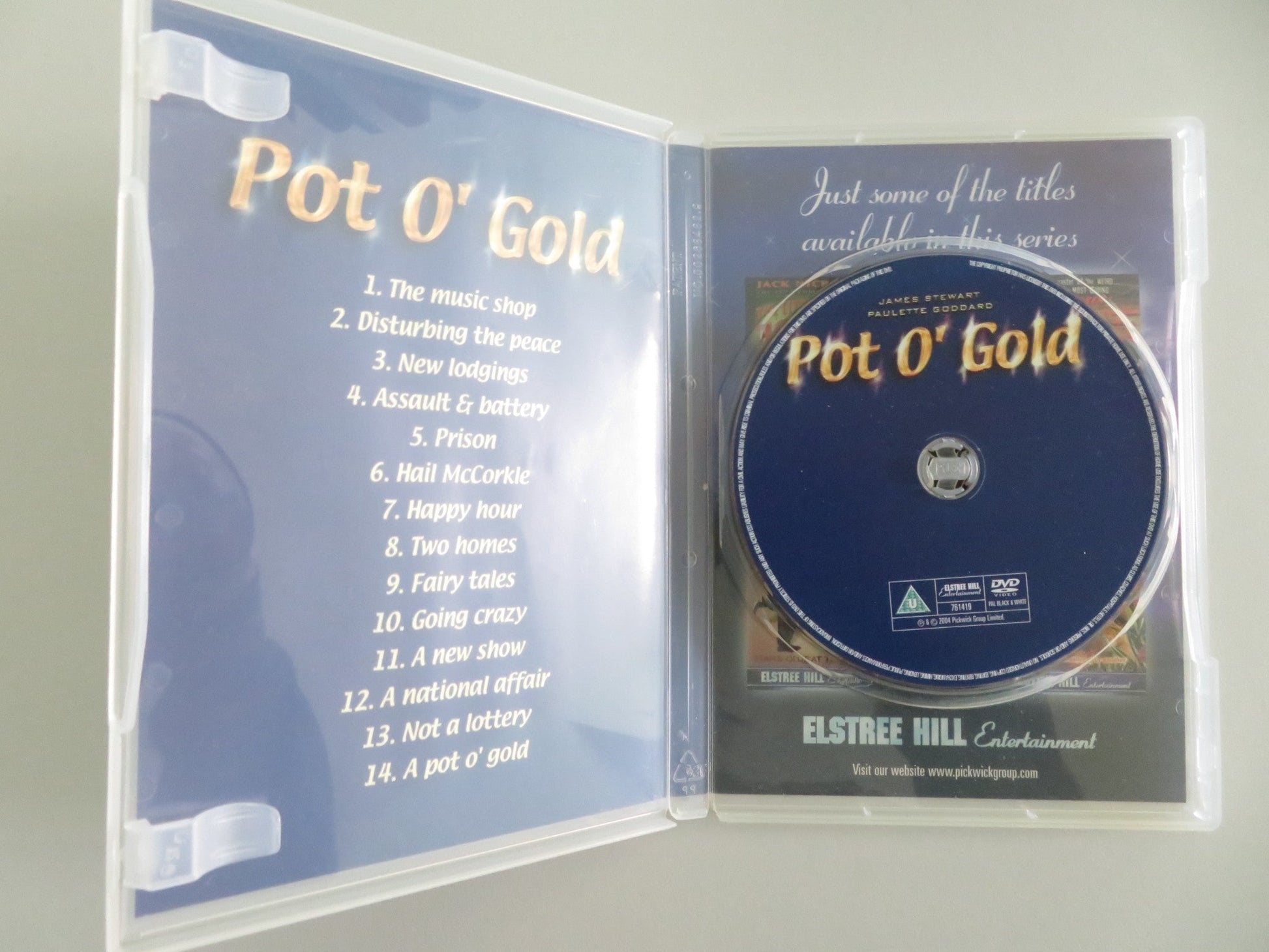 POT O' GOLD - B (DVD) JAMES STEWART PAULETTE GODDARD 1941 REGION FREE Movie posters