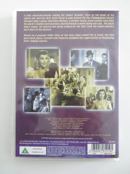 POT O' GOLD - B (DVD) JAMES STEWART PAULETTE GODDARD 1941 REGION FREE Movie posters