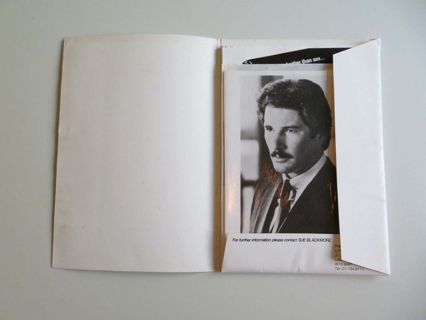 POWER PRESS KIT 1986 RICHARD GERE GENE HACKMAN Movie posters
