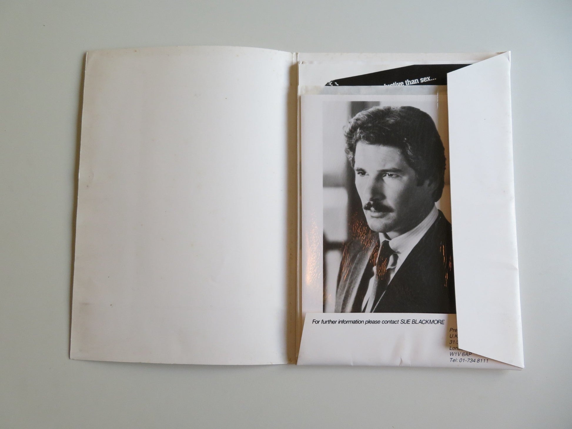 POWER PRESS KIT 1986 RICHARD GERE GENE HACKMAN Movie posters