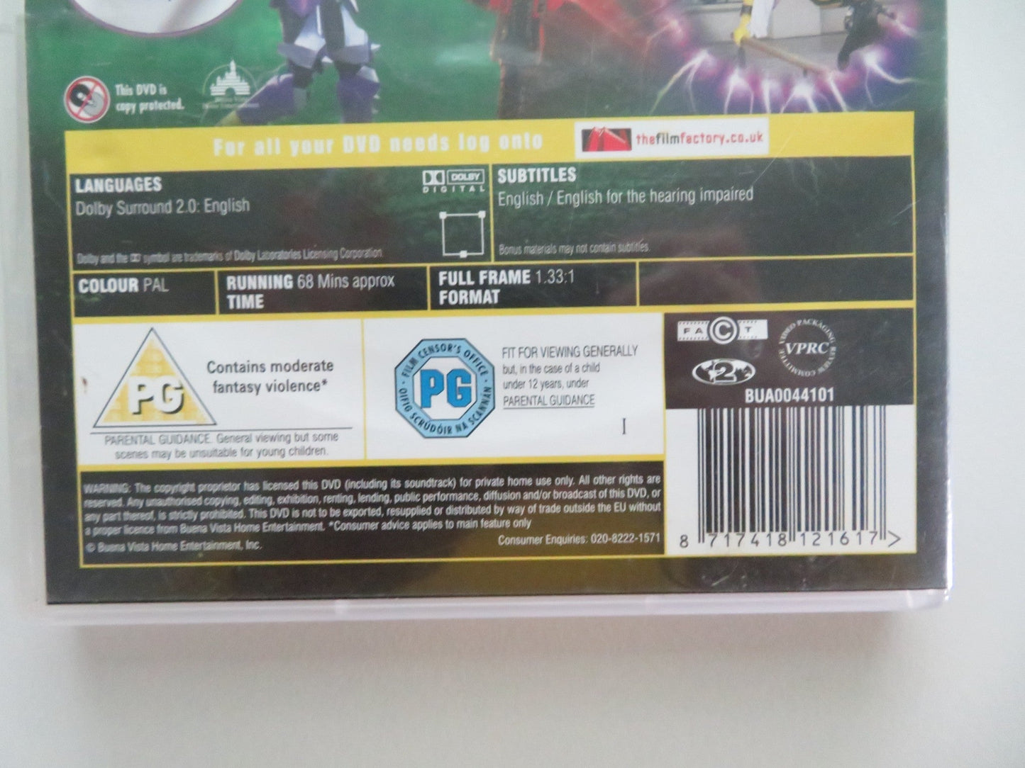 POWER RANGERS MYSTIC FORCE BROKEN SPELL VOLUME 1 (DVD) F. DIRANI 2006 REGION 2 Movie posters