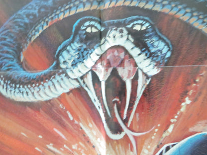 POWERFORCE FOLDED US ONE SHEET POSTER BRUCE BARON BRUCE LI 1982 Movie posters