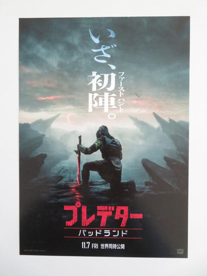 PREDATOR: BADLANDS JAPANESE CHIRASHI (B5) POSTER ELLE FANNING 2025 Movie posters
