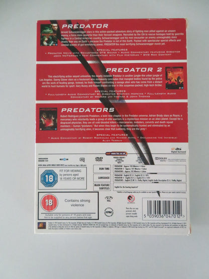 Predator Trilogy (DVD BoxSet) Arnold Schwarzenegger Carl Weathers 1987 Region 2 Movie posters