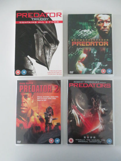 Predator Trilogy (DVD BoxSet) Arnold Schwarzenegger Carl Weathers 1987 Region 2 Movie posters