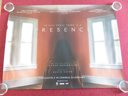 PRESENCE UK QUAD ROLLED POSTER LUCY LIU CHRIS SULLIVAN 2024 Rendezvous Cinema Movie posters