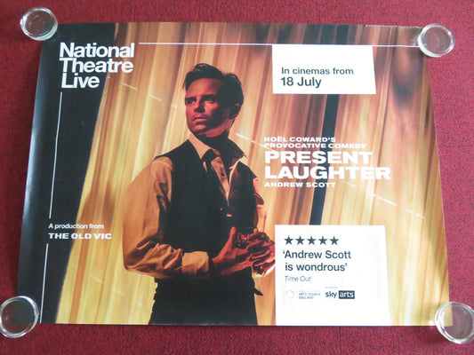 Present Laughter UK QUAD ROLLED POSTER ANDREW SCOTT NOEL COWARD 2019 Movie posters