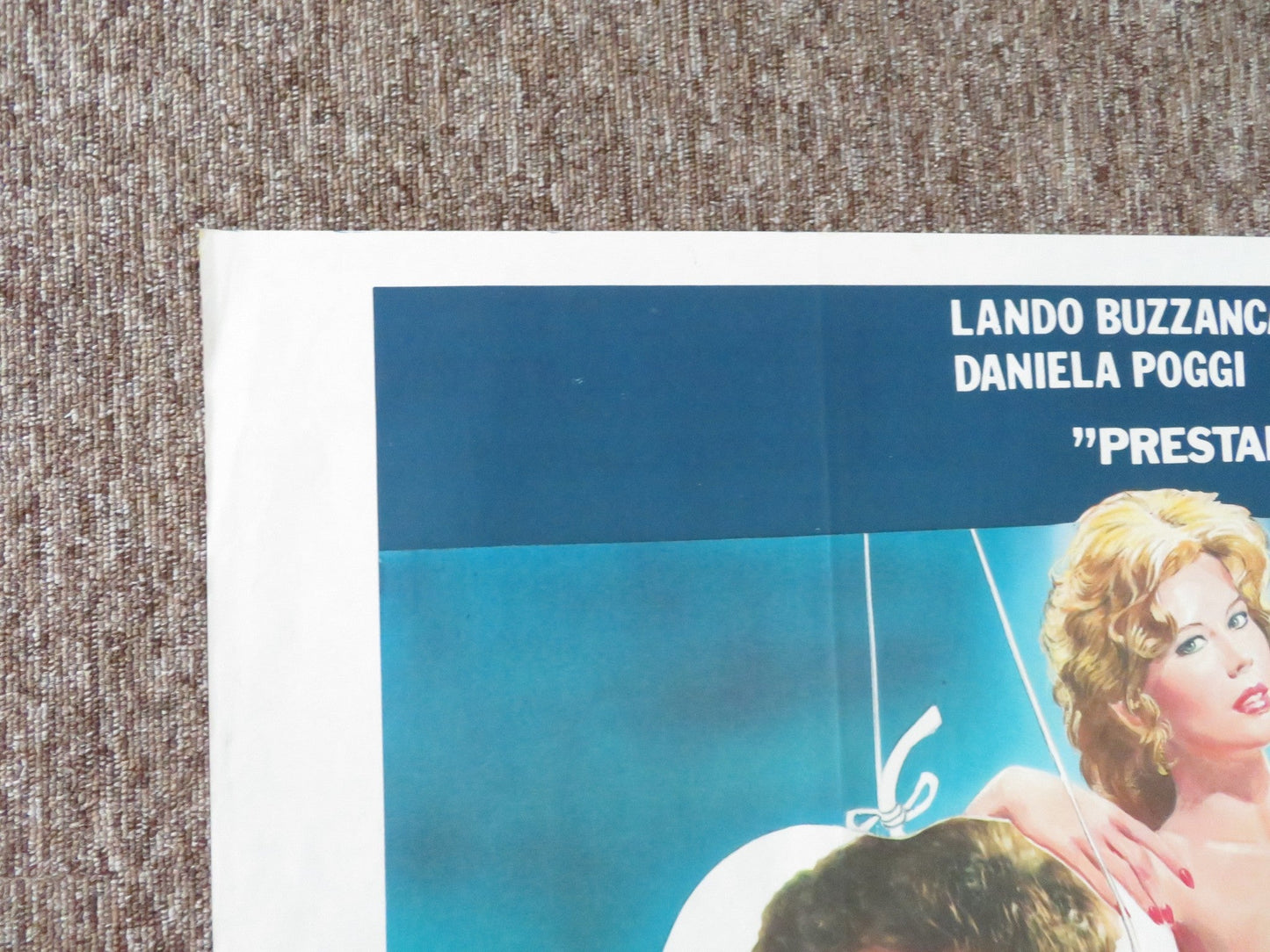 PRESTAMI TUA MOGLIE ITALIAN 2 FOGLIO POSTER LANDO BUZZANCA JANET AGREN 1980 Rendezvous Cinema Movie posters