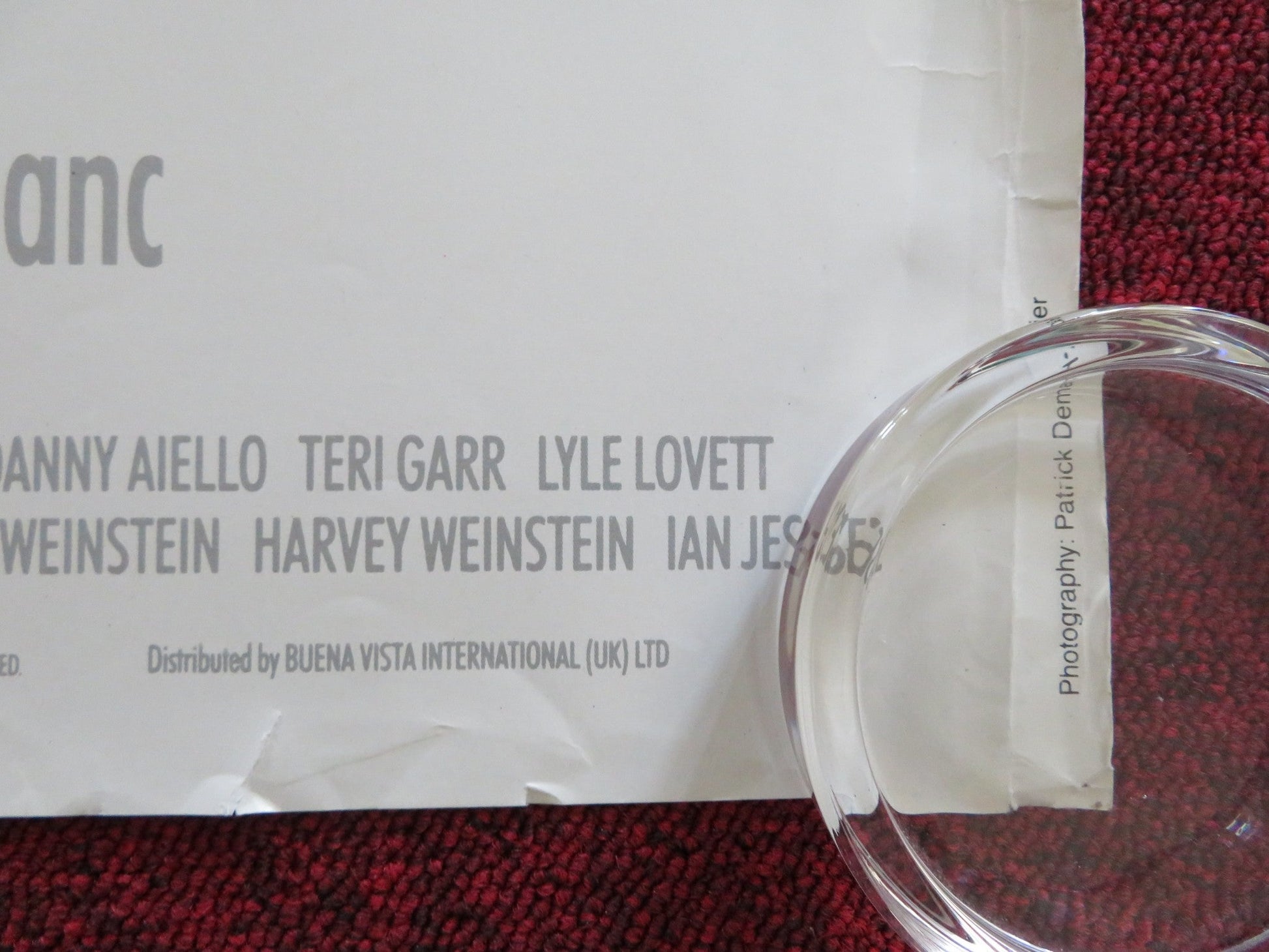 PRET - A - PORTER UK QUAD ROLLED POSTER SOPHIE LOREN KIM BASINGER 1994 Rendezvous Cinema Movie posters