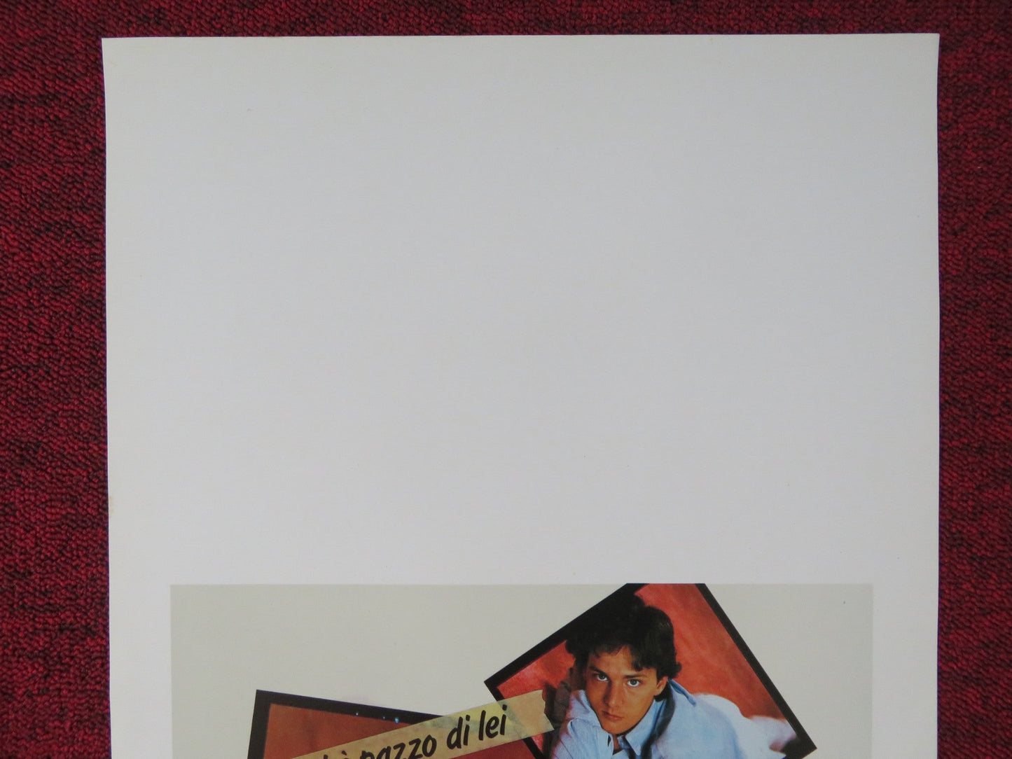 PRETTY IN PINK ITALIAN LOCANDINA POSTER MOLLY RINGWALD ANDREW MCCARTHY 1986 Rendezvous Cinema Movie posters