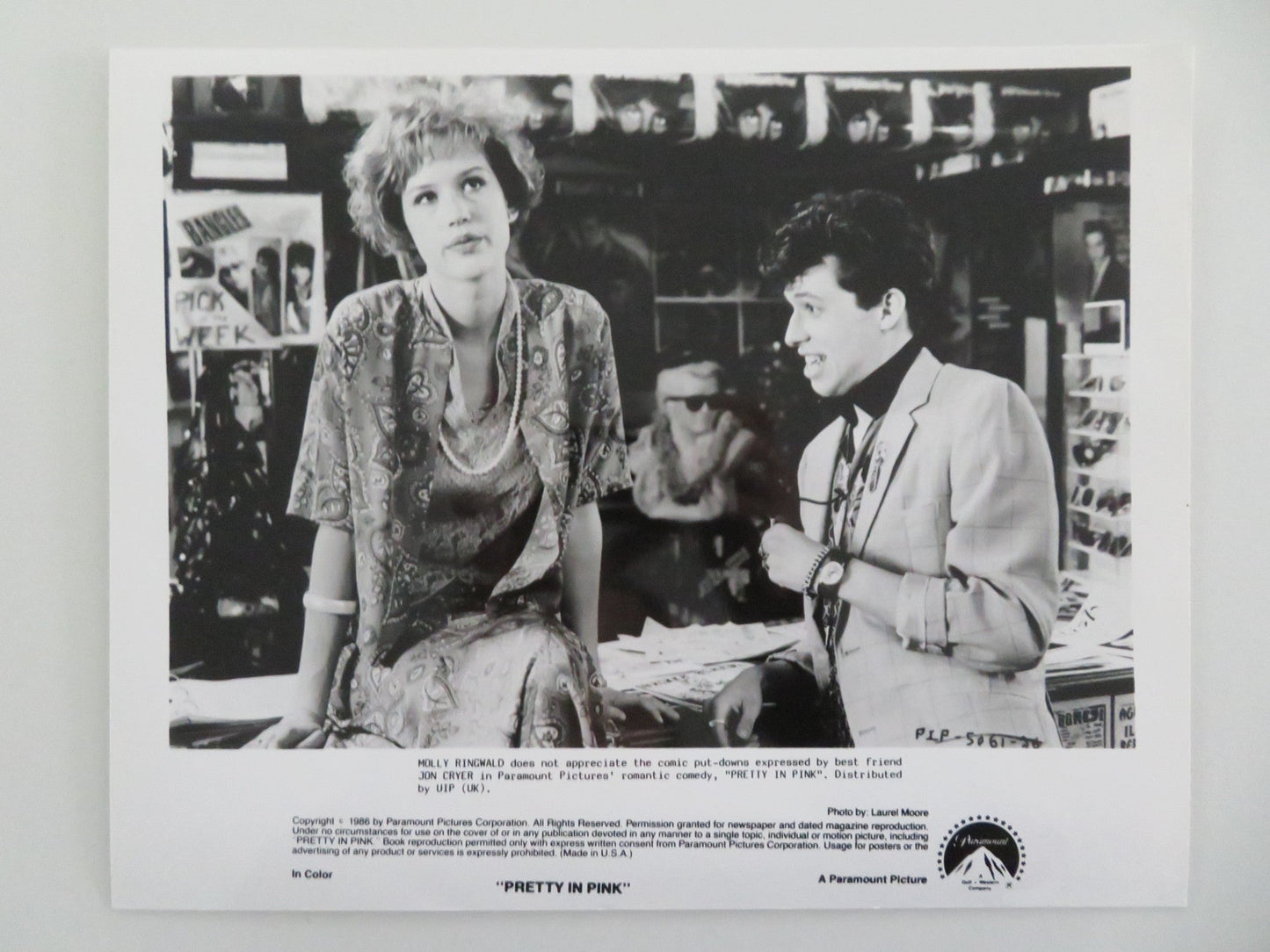 PRETTY IN PINK MOVIE STILL PHOTO LOT OF 4 MOLLY RINGWALD JAMES SPADER 1986 Movie posters