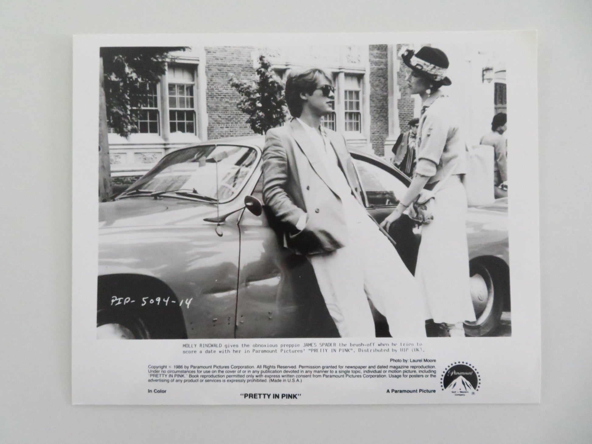 PRETTY IN PINK MOVIE STILL PHOTO LOT OF 4 MOLLY RINGWALD JAMES SPADER 1986 Movie posters