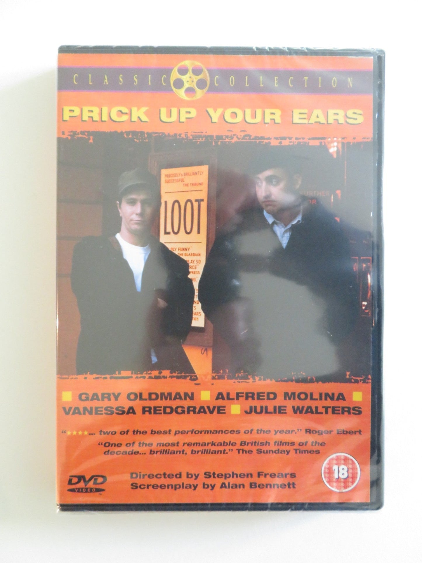 PRICK UP YOUR EARS (DVD) GARY OLDMAN ALFRED MOLINA 1987 REGION 2 Rendezvous Cinema Movie posters