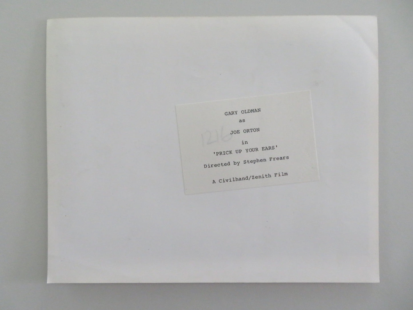 PRICK UP YOUR EARS MOVIE STILL PHOTO GARY OLDMAN ALFRED MOLINA 1987 Movie posters