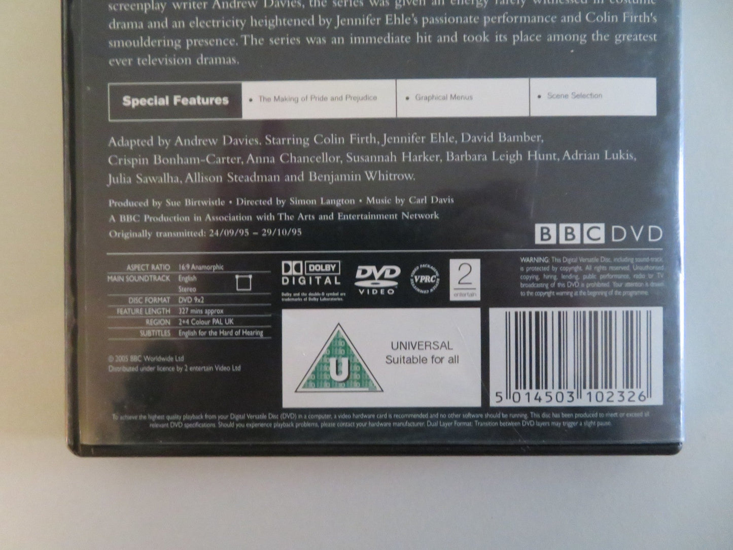 PRIDE AND PREJUDICE ANNIVERSARY EDITION (DVD) BBC COLIN FIRTH 1995 REGION 2, 4 Movie posters