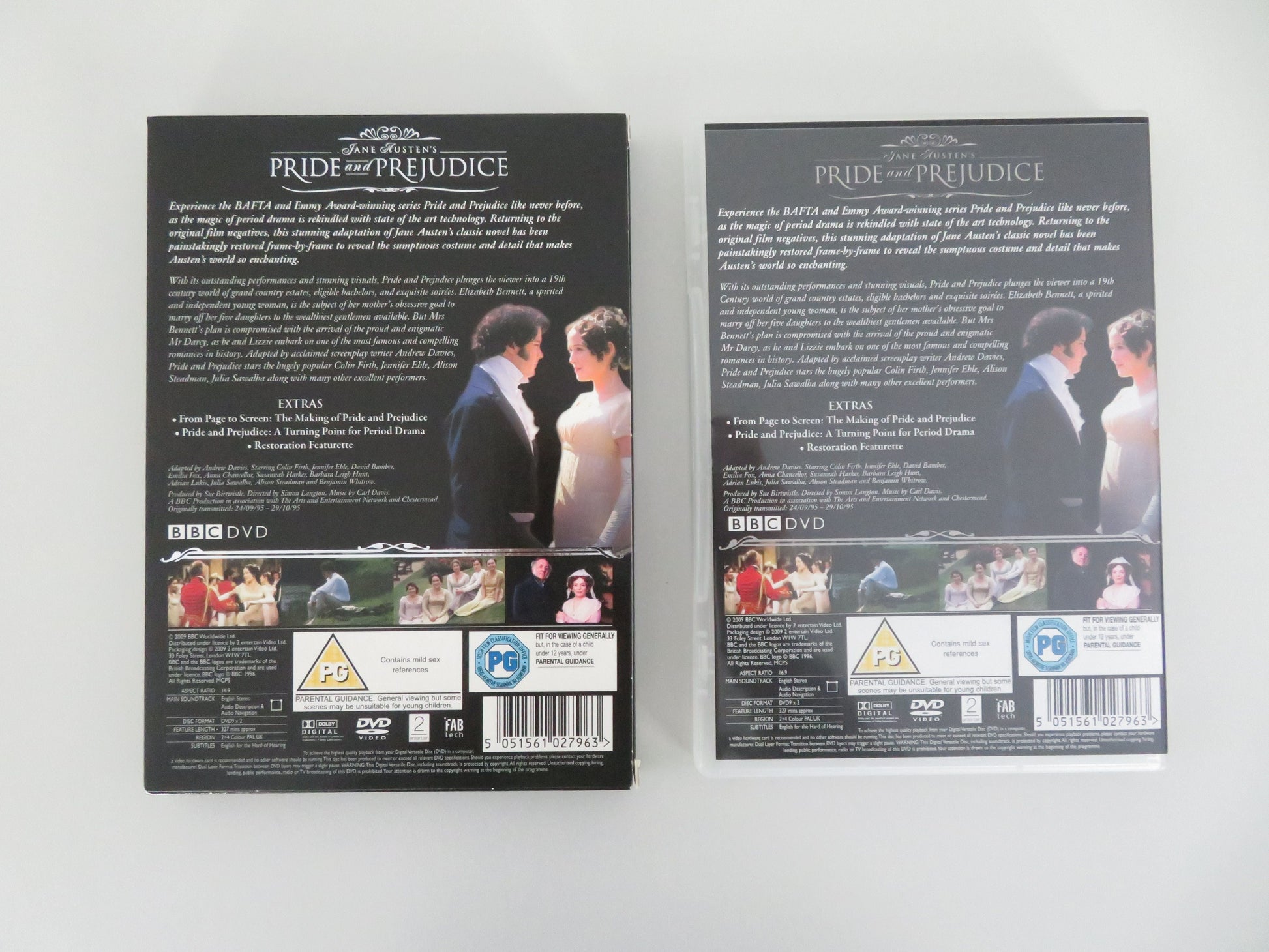 Pride and Prejudice - Special Edition (DVD) Colin Firth 1995 Region 2,4 Movie posters