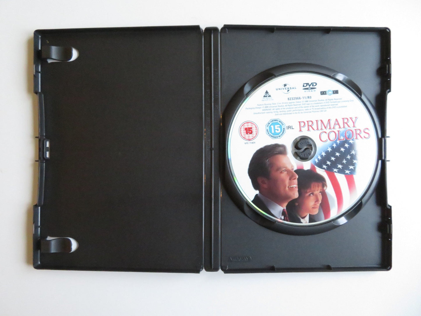 PRIMARY COLORS (DVD) JOHN TRAVOLTA EMMA THOMPSON 1998 REGION 2 Movie posters