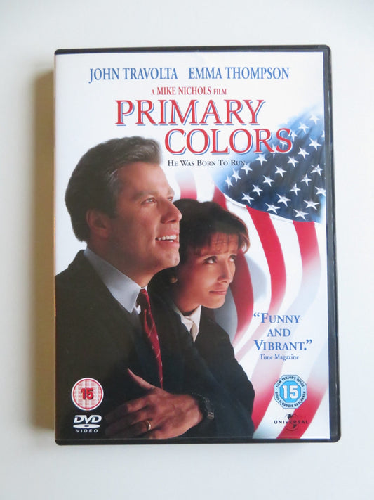 PRIMARY COLORS (DVD) JOHN TRAVOLTA EMMA THOMPSON 1998 REGION 2 Movie posters