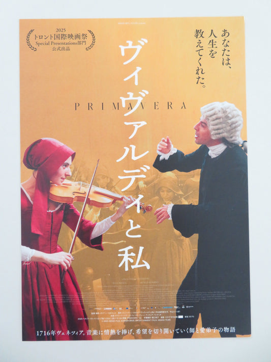 Primavera Japanese Chirashi (B5) Poster Michele Riondino Tecla Insolia 2025 Movie posters