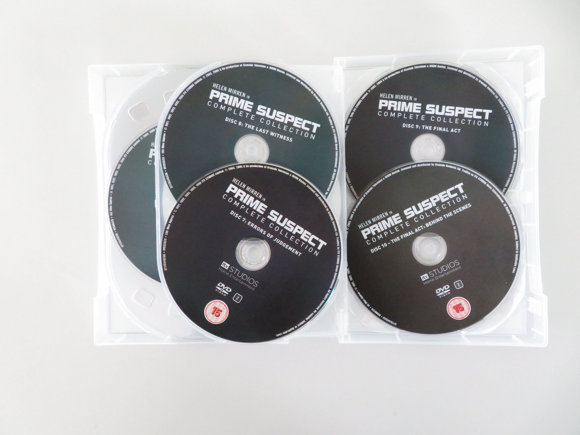 Prime Suspect Complete Collection (DVD BoxSet) Helen Mirren 1991 Region 2 Movie posters