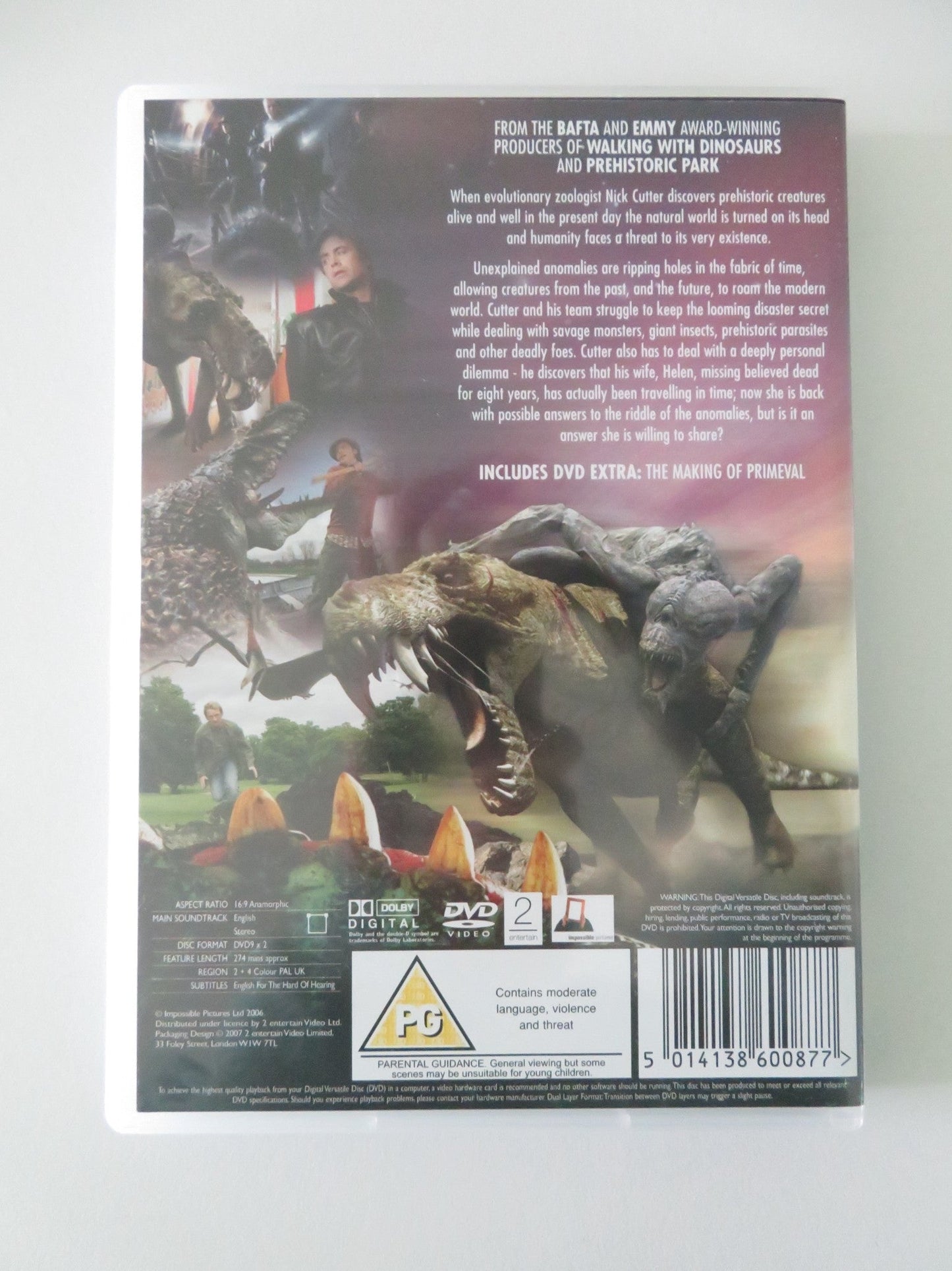 Primeval - The Complete Series One (DVD) Ben Miller B. Mansfield 2007 Region 2, 4 Movie posters