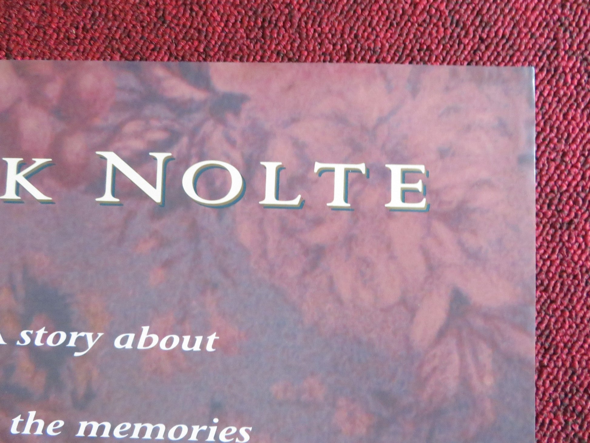 PRINCE OF TIDES - B FOLDED US ONE SHEET POSTER NICK NOLTE BARBRA STREISAND 1991 Rendezvous Cinema Movie posters