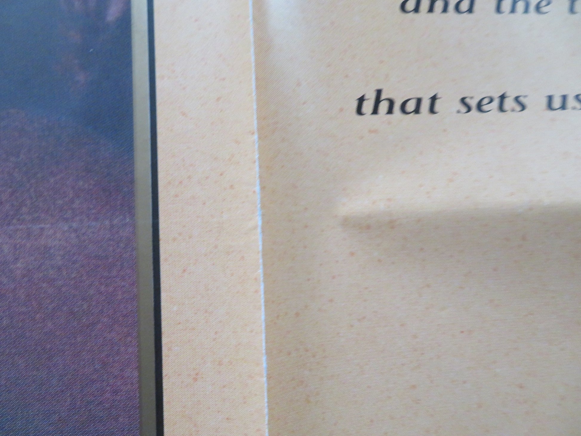 PRINCE OF TIDES UK QUAD ROLLED POSTER NICK NOLTE BARBRA STREISAND 1991 Rendezvous Cinema Movie posters