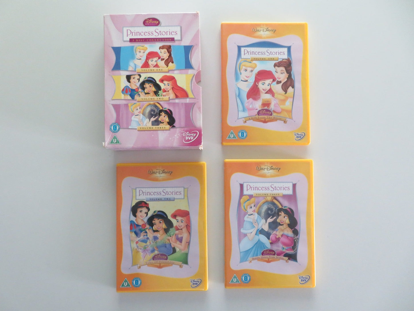PRINCESS STORIES 3 DISC COLLECTION (DVD BOXSET) DISNEY 2004 REGION 2 Movie posters