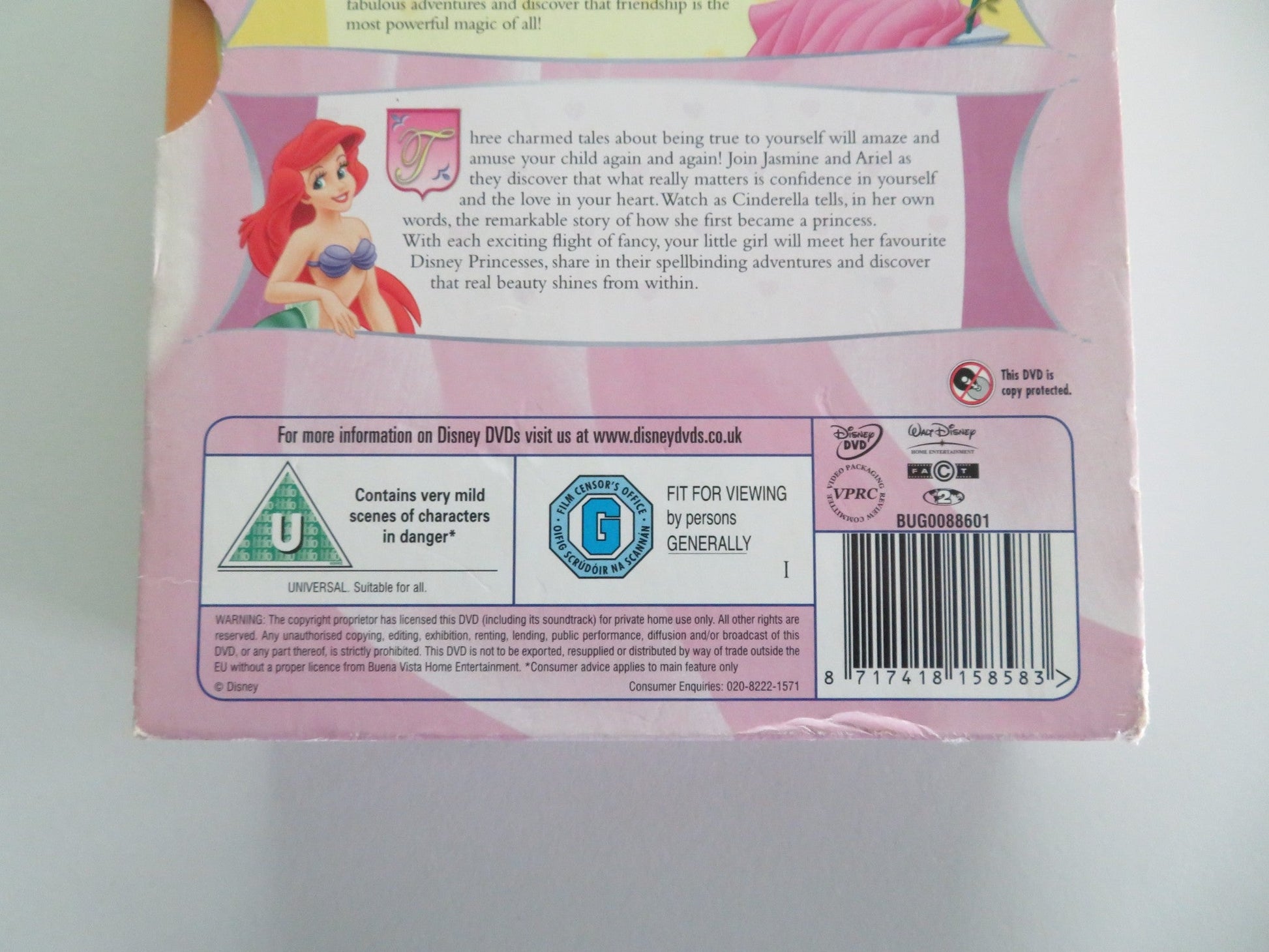 PRINCESS STORIES 3 DISC COLLECTION (DVD BOXSET) DISNEY 2004 REGION 2 Movie posters